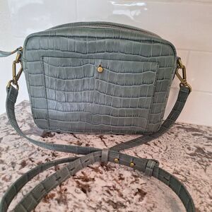Madewell Green color Leather crossbody